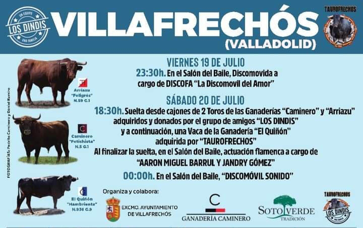 Villafrechós celebra este sábado un nuevo festejo taurino