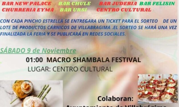 Villabrágima celebra este fin de semana su XV Feria del Pincho