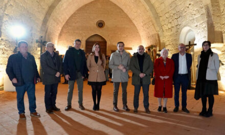 Aguilar de Campos recibe las imágenes del Cristo Crucificado y el Cristo de la Cruz, tras su restauración